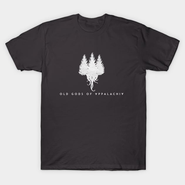 Old Gods of Appalachia: In The Pines Light Print T-Shirt by Old Gods of Appalachia